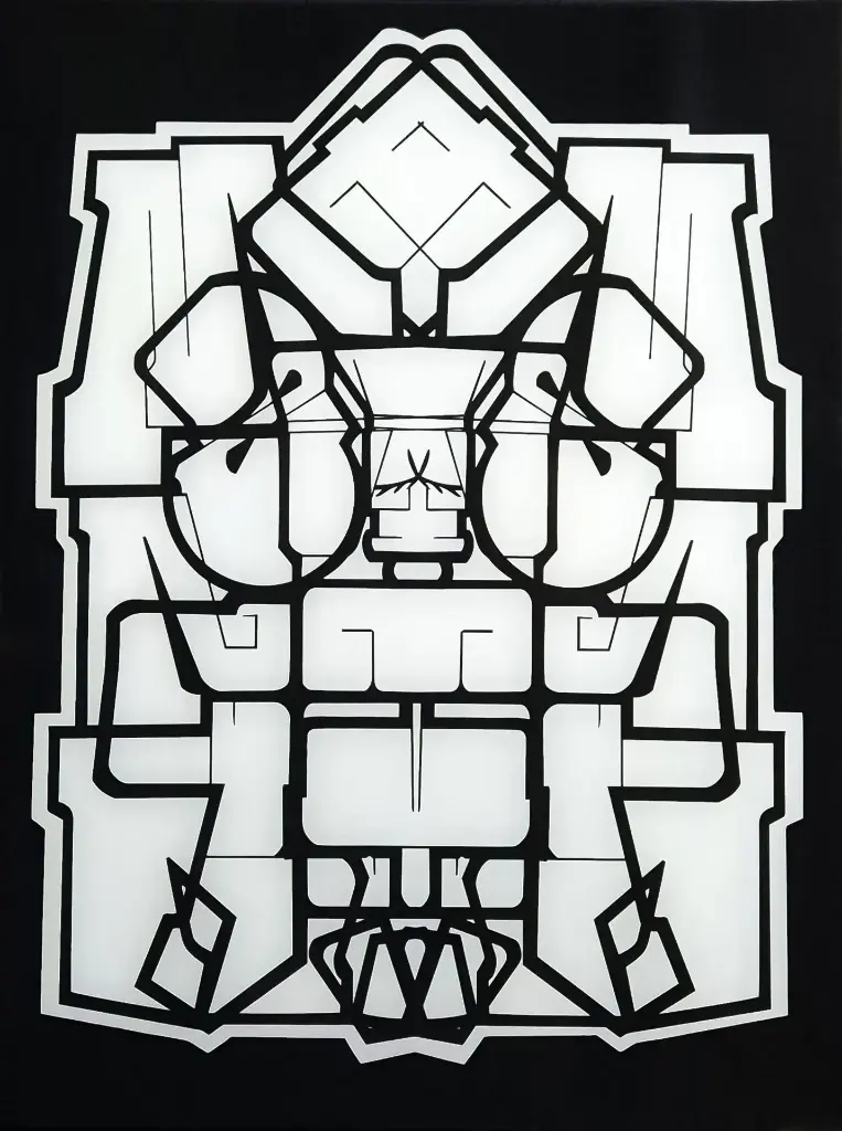 Amalgame "lettrage miroir"